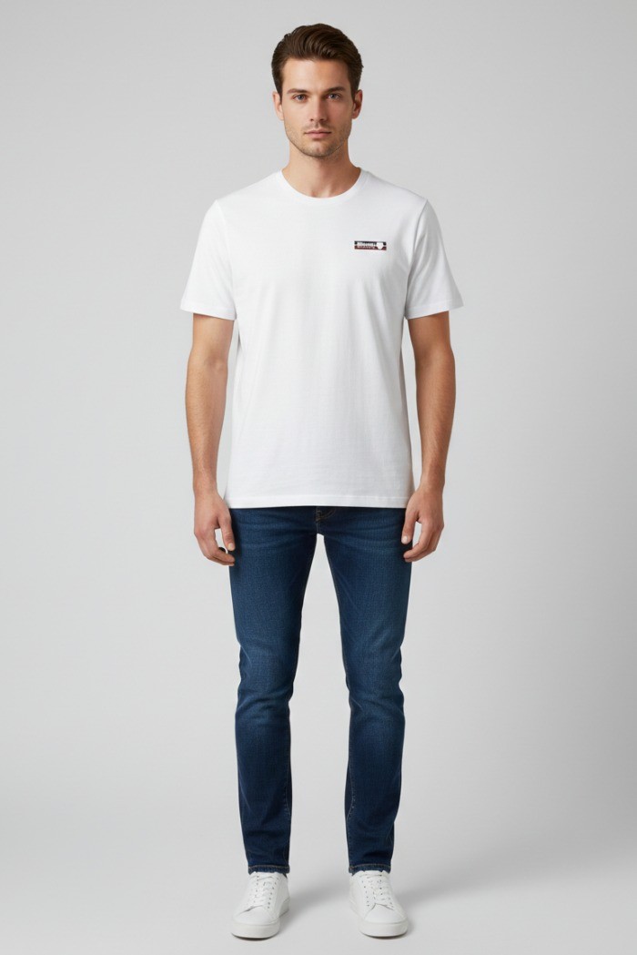 Blauer t-shirt in cotone Bosworth 26sbluh02285-007480 [fbb0cfdf]