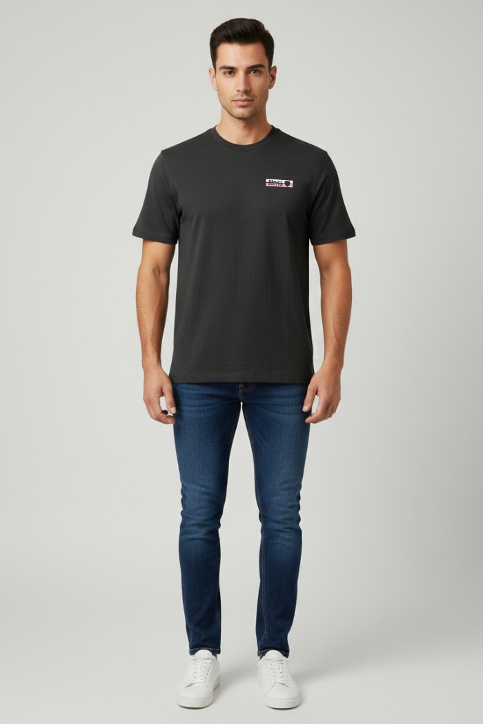 Blauer t-shirt in cotone Bosworth 26sbluh02285-007480 [d0b27753]
