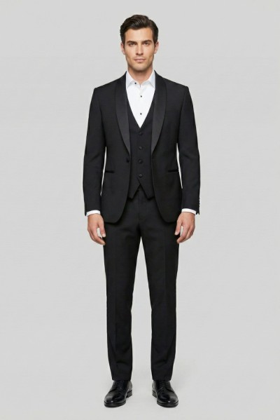 Privat Fashion abito con petto in raso e gilet monetraso-ab212/3p [6fe4c7fd]