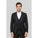 Privat Fashion abito con petto in raso e gilet monetraso-ab212/3p [01df45f4]
