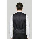 Privat Fashion abito con petto in raso e gilet monetraso-ab212/3p [6ab480e3]