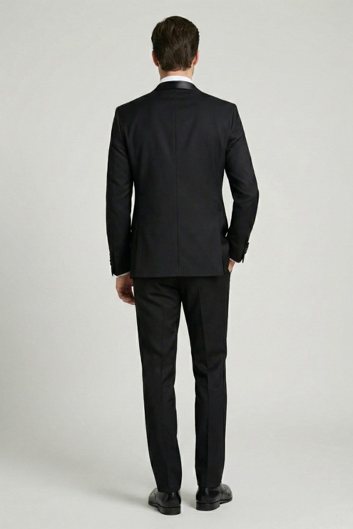 Privat Fashion abito con petto in raso e gilet monetraso-ab213/3p [cecfaceb]