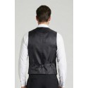 Privat Fashion abito con petto in raso e gilet monetraso-ab213/3p [12b9a8f8]