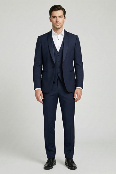 Privat Fashion abito con petto in raso e gilet monetraso-ab212/3p — 805219040077858_1
