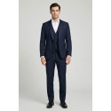 Privat Fashion abito con petto in raso e gilet monetraso-ab212/3p [dff8c577]