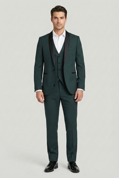 Privat Fashion abito con petto in raso e gilet monetraso-ab212/3p [c65139f3]