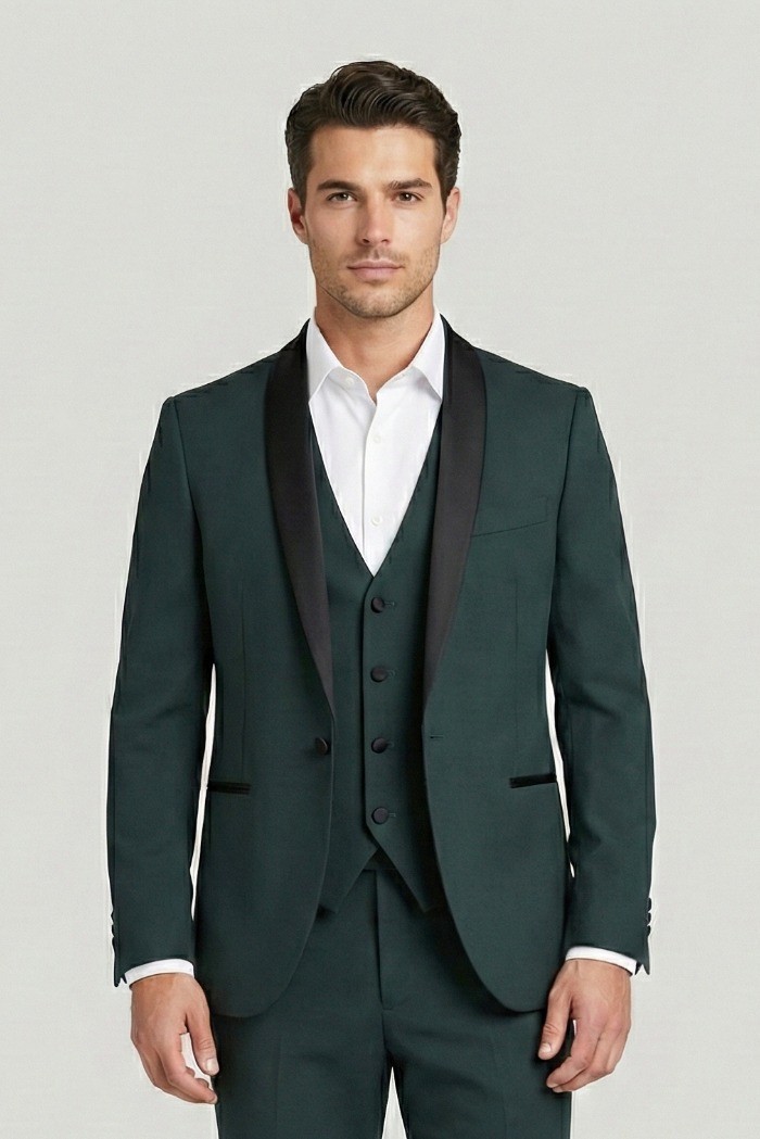 Privat Fashion abito con petto in raso e gilet monetraso-ab212/3p [a86abbfa]