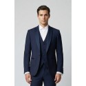 Privat Fashion abito con petto in raso e gilet monetraso-ab213/3p [c9ce6f65]