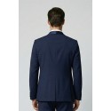 Privat Fashion abito con petto in raso e gilet monetraso-ab213/3p [cc9e287b]