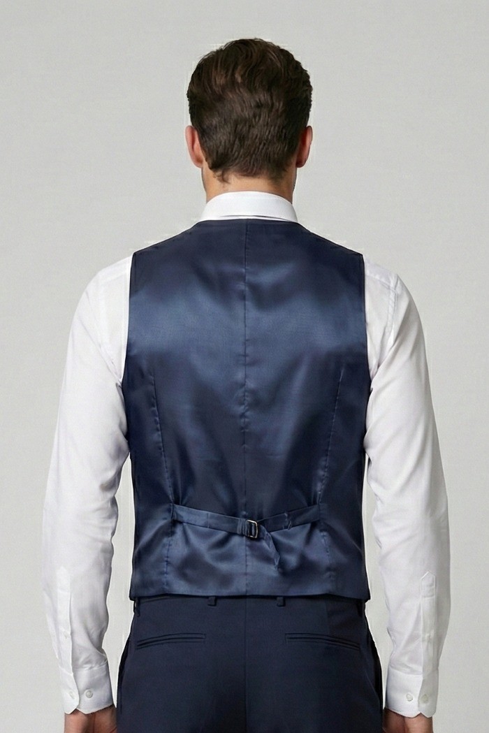 Privat Fashion abito con petto in raso e gilet monetraso-ab213/3p [a2a5aa72]