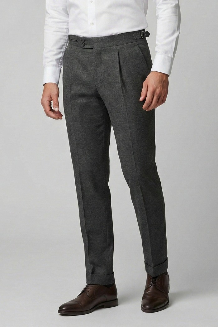 Moro pantalone in punto Milano con pinces mip2626 [c0a29ab9]
