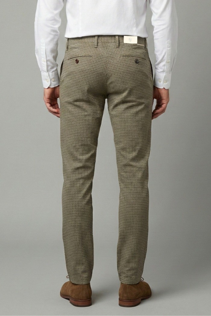 Four.ten Industry pantalone chino in cotone stretch T910-200151 [7eaf4f2b]