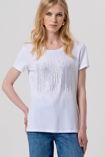 Fracomina t-shirt regular in jersey fp26st3004j41801 — 805219040077997_1