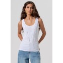 Fracomina top senza maniche in jersey di cotone fp26st2010j401n5 [9bfc7b60]