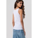 Fracomina top senza maniche in jersey di cotone fp26st2010j401n5 [f5c7f969]