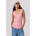Fracomina top senza maniche in jersey di cotone fp26st2010j401n5 [3e8dc5b8]