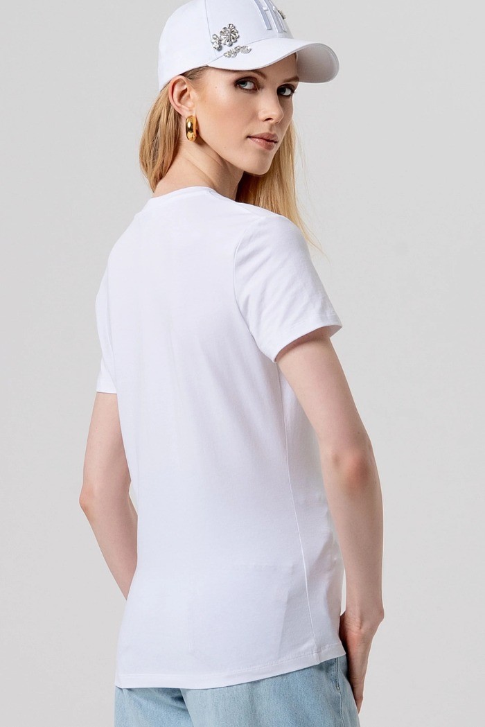 Fracomina t-shirt maniche corte in jersey fp26st3007j401n5 [8dcad172]