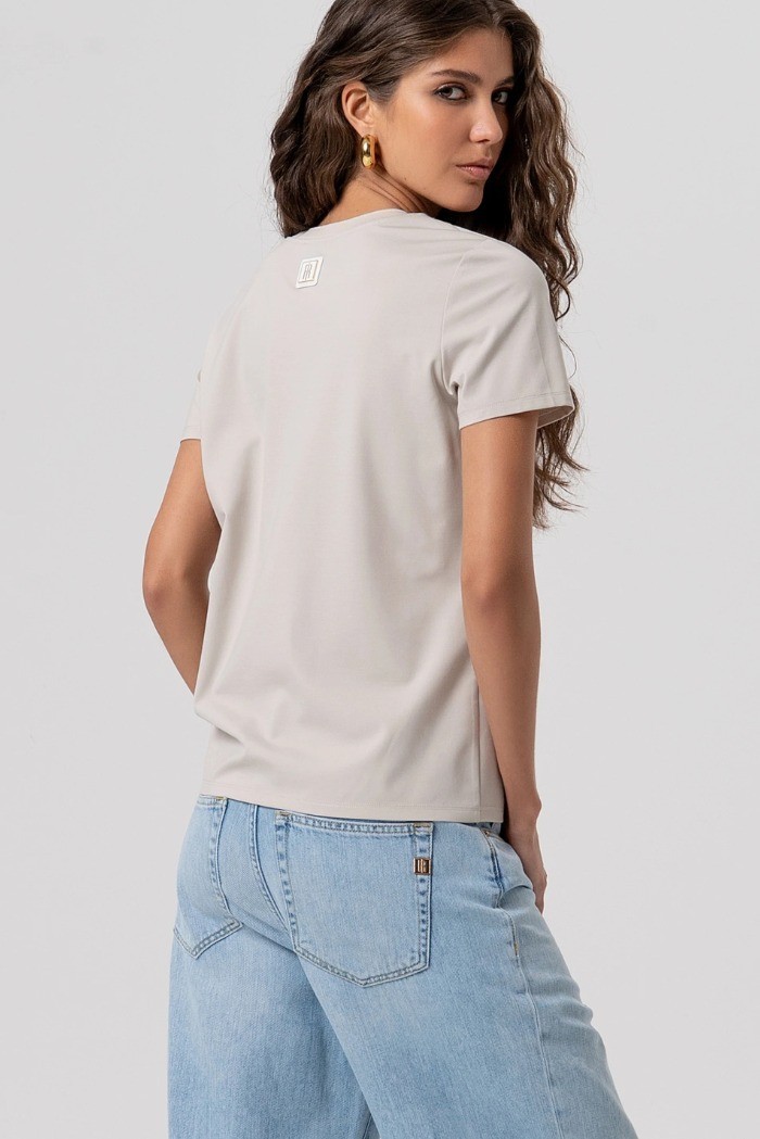 Fracomina t-shirt regular in jersey fp26st3014j43301 [030ab648]