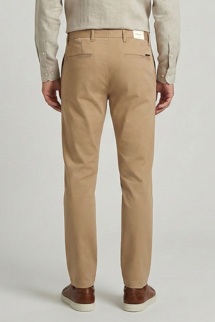 Squad2 pantalone chino con risvolto in misto cotone Napoli126033 [72847143]