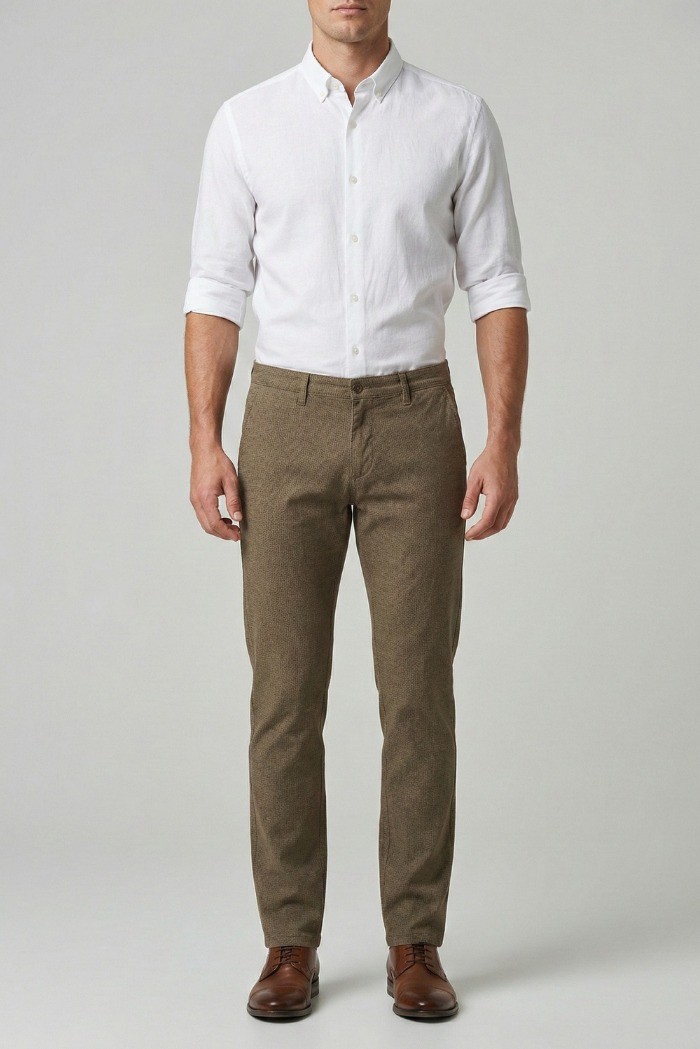 Four.ten Industry pantalone chino in misto cotone T910-200084 [5acbf35f]