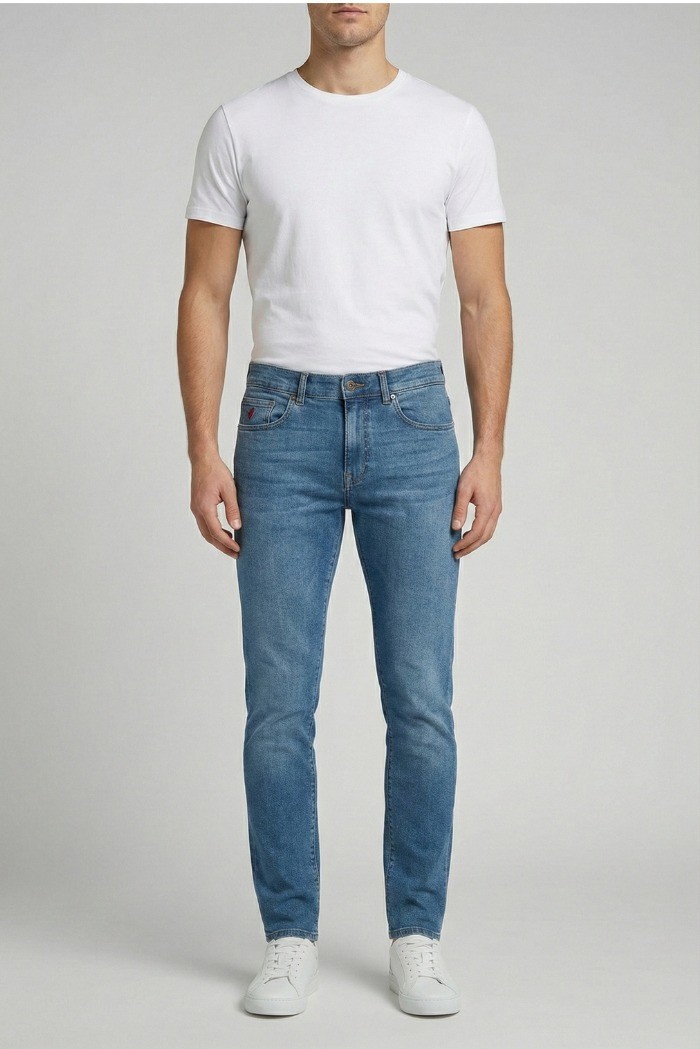 MCS jeans slim fit in denim di cotone stretch 13mdm100-05201 [4d1da0d5]