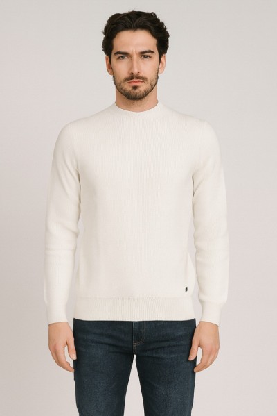 Markup maglia girocollo a costa inglese MK9900029 [d2d829b2]