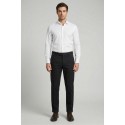 Squad2 pantalone chino con trama diagonale e risvolto Napoli126092 [295b2e1c]