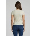 Fracomina t-shirt slim a costine fp26st3001j42701 [cc1a5f57]