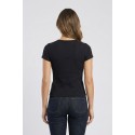 Fracomina t-shirt slim a costine fp26st3001j42701 [c3ce40d2]