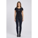Fracomina t-shirt slim a costine fp26st3001j42701 [74d381d6]