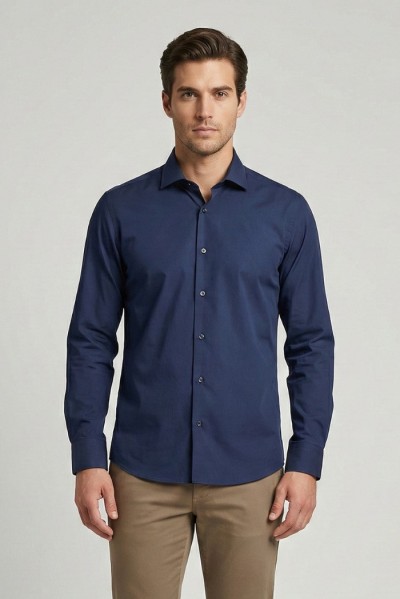 Paul Matthew camicia custom fit in cotone 1612-ci2 — 805219040076372_2