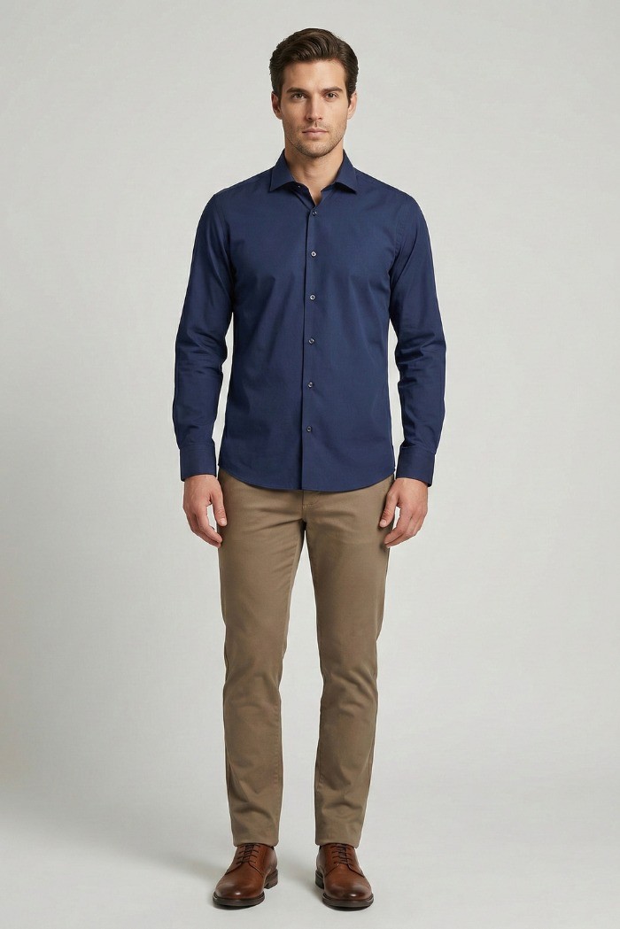 Paul Matthew camicia custom fit in cotone 1612-ci2 [a57097c5]