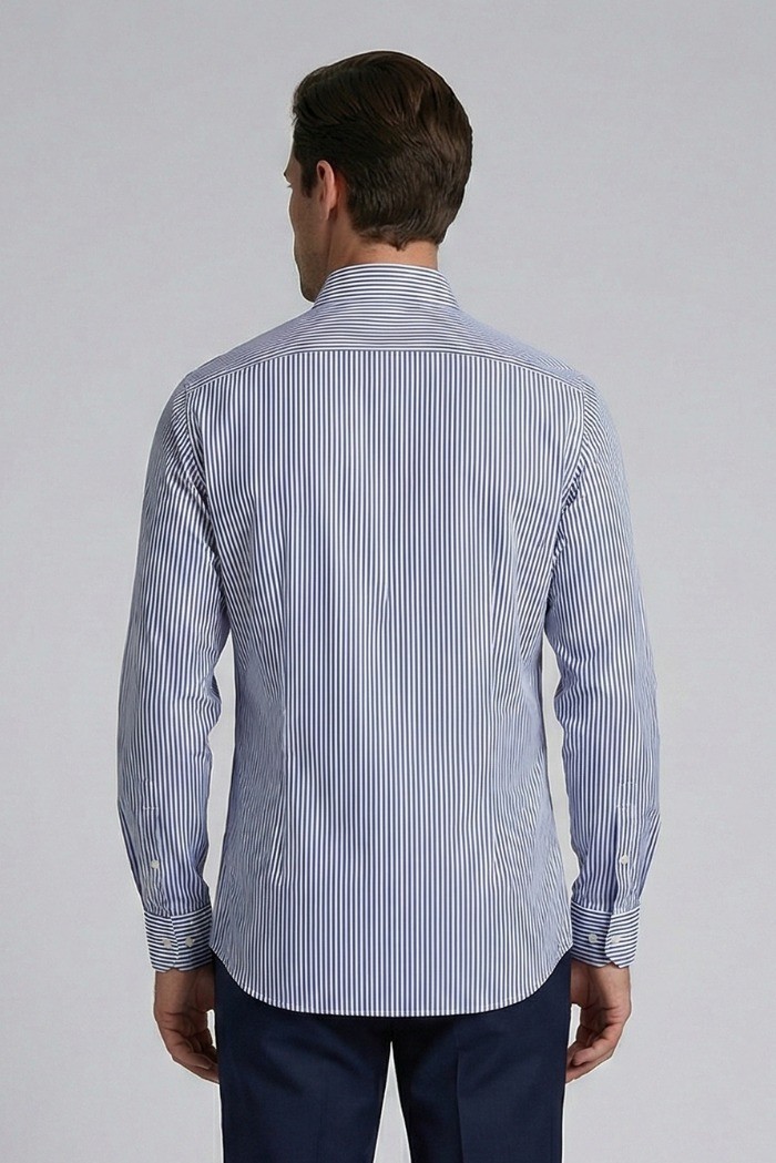 Paul Matthew camicia rigata custom fit in cotone 1715-cf11 [6a607eda]