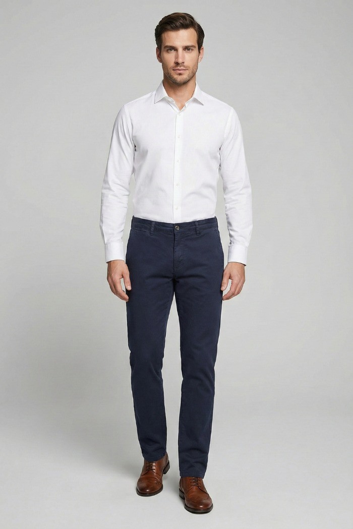 Four.ten Industry pantalone chino comfort in cotone stretch T901-200001 [0e77bb3b]