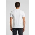 John Richmond t-shirt girocollo in cotone con logo sul petto uma25045ts [b2e42cd3]