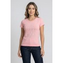 Fracomina t-shirt maniche corte in jersey fp26st3002j401n5 [648155bd]