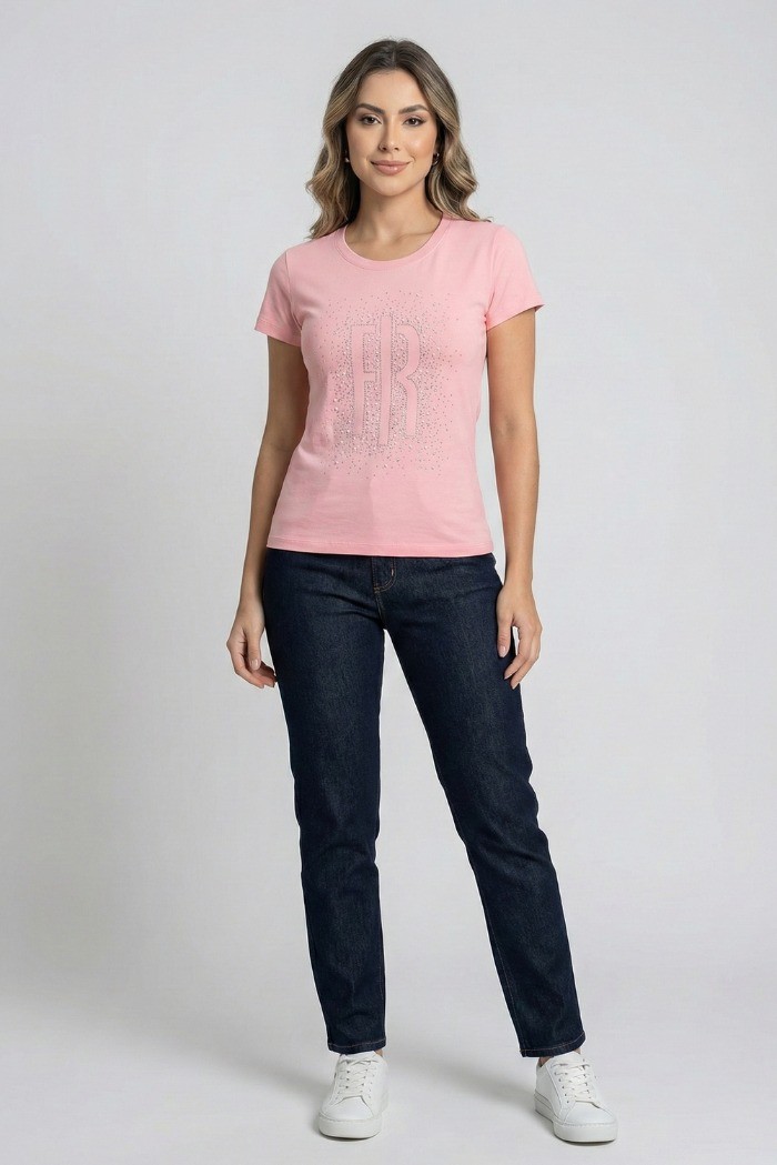 Fracomina t-shirt maniche corte in jersey fp26st3002j401n5 [0abad7b4]