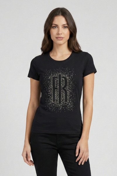 Fracomina t-shirt maniche corte in jersey fp26st3002j401n5 [eaf253e9]