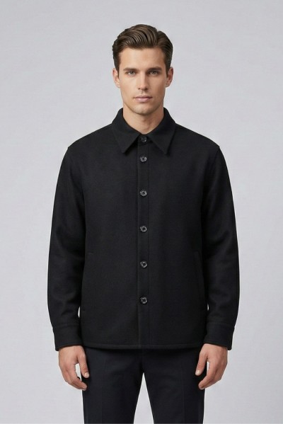 John Richmond overshirt con collo a camicia Sanchez uma25437cp — 805219040076201_1