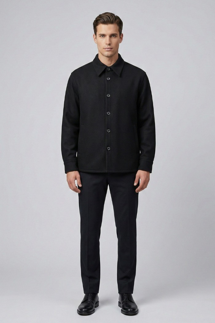 John Richmond overshirt con collo a camicia Sanchez uma25437cp [97a229d1]