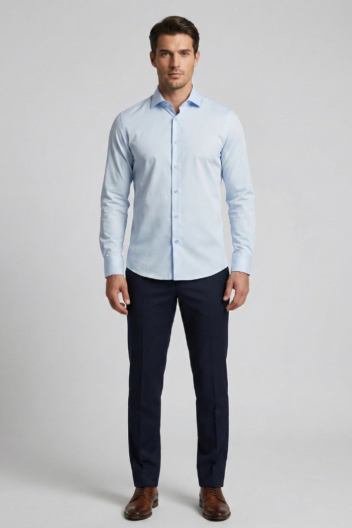 Paul Matthew camicia slim fit in cotone stretch 2590-sf8 [bd0d174c]