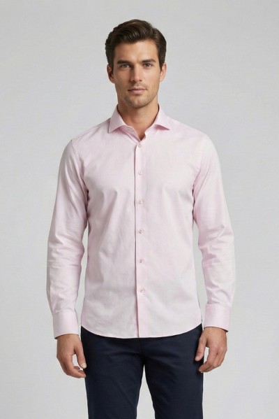 Paul Matthew camicia slim fit in cotone stretch 2590-sf8 [78c19764]
