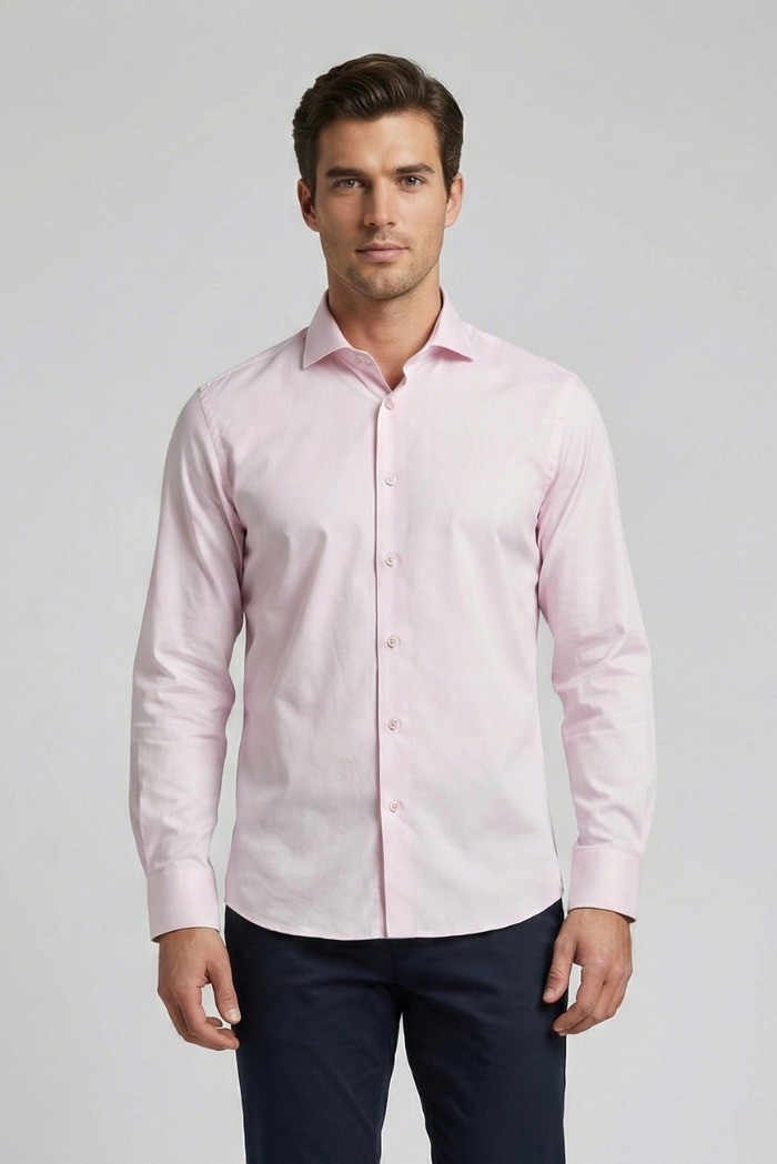 Paul Matthew camicia slim fit in cotone stretch 2590-sf8 [78c19764]