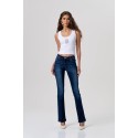 Fracomina jeans bootcut effetto push up in denim con lavaggio scuro fp26sv8020d46401 [64b12106]