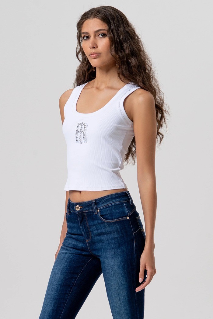 Fracomina jeans bootcut effetto push up in denim con lavaggio scuro fp26sv8020d46401 [bd97620b]