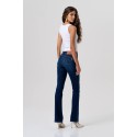 Fracomina jeans bootcut effetto push up in denim con lavaggio scuro fp26sv8020d46401 [0a8aa30f]