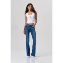 Fracomina jeans bootcut effetto push up in denim con lavaggio medio fp26sv8020d46002 [1cbc091d]