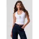 Fracomina jeans bootcut effetto push up in denim con lavaggio medio fp26sv8050d46493 [4d8d323d]