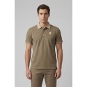 Blauer polo in piquet logata Oakland 26sblut02294-006801 [8f0ad738]