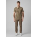 Blauer polo in piquet logata Oakland 26sblut02294-006801 [e1315531]